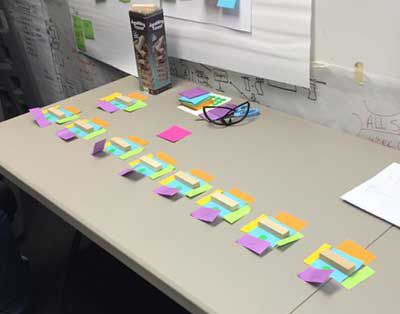 factory floor reorganized