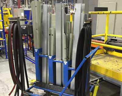 factory floor reorganized