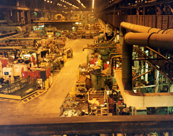 factory floor before