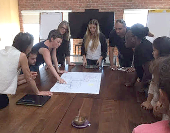 team working together